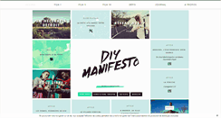 Desktop Screenshot of diy-manifesto.com
